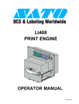 SATO LT408 Technical data