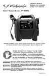 Schumacher IP-1850FL Owner`s manual