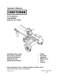 Craftsman 247.774500 Operator`s manual
