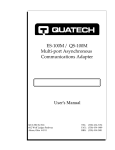 Quatech ES-100M User`s manual