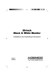 ADEMCO AMM20X Operating instructions