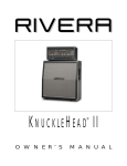 Rivera KNUCKLE HEAD 2 Troubleshooting guide