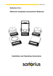 Sartorius Basic Series Operating instructions