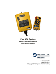 Magnetek Flex 12RS System Instruction manual