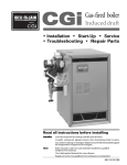 Weil-McLain CGa-8 Operating instructions