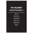 M-Audio Keystation 61es User guide