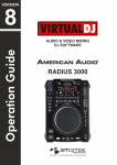 American Audio RADIUS 3000 Setup guide