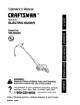 Craftsman 358.796500 Operator`s manual