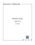 moon CD.5 Owner`s manual