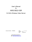 RF-Link AWS-5832-VSR User`s manual