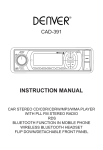Denver CAD-391 Instruction manual