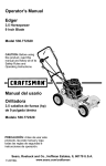 Craftsman 536.772320 Operator`s manual