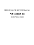 Master Lock XR20 Service manual