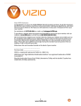 Vizio VMM26 - 26 Inch LCD Glass Multi Media Display User guide