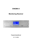 VILLBAU Enigma II User manual