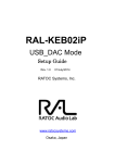 Ratoc Systems RAL-KEB02iP Setup guide