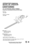 Craftsman 138.98977 Operator`s manual