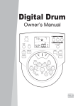 Medeli DIGITAL DRUM Owner`s manual