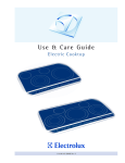 Electrolux 318 200 635 (0606) Rev. A Use & care guide