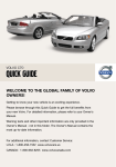 Volvo 2009 C70 Owner`s manual