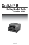 Ricoh GX7000 - Color Inkjet Printer User manual