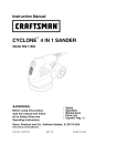 Craftsman 900.11684 Instruction manual