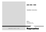 Raymarine RS130 GPS Installation guide
