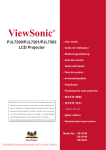 ViewSonic PJL7201 User guide