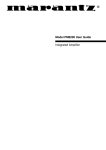 Marantz PM8200 User guide