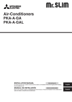 Mitsubishi Electric PKA-A.GAL Installation manual