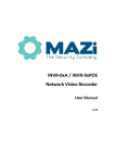 Mazi INVR-0xPOE User manual