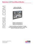 Rose electronics Rackview LCD Panel Mount 19" Specifications