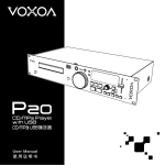 Voxoa P20 User manual