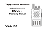 Vertex Standard VXA-150 Specifications