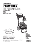Craftsman 580.752600 Owner`s manual