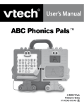 VTech ABC Phonics Pals Instruction manual