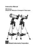 Meade DSX Series Instruction manual
