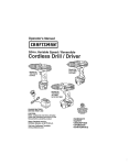 Craftsman 172.11810 Operator`s manual