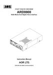 AOR ARD9900 Instruction manual
