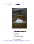 ADS P440 Owner`s manual