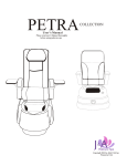 Whirlpool Petra Collection User`s manual