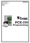 Pyronix PCX 256 Installation manual