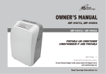 Royal Sovereign ARP-9407CA Owner`s manual
