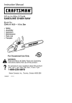 Craftsman C944.411420 Instruction manual