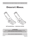 MTD C3X series Operator`s manual