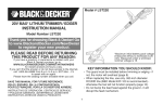 Black & Decker GM60 Instruction manual