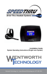 Wentworth Technology SpeedTHRU Installation guide