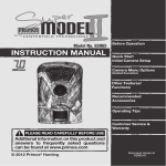 Primos Hunting 63065 Super Model II Operating instructions