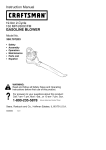 Craftsman 358.797203 Instruction manual