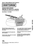 Craftsman 139.53906D Owner`s manual